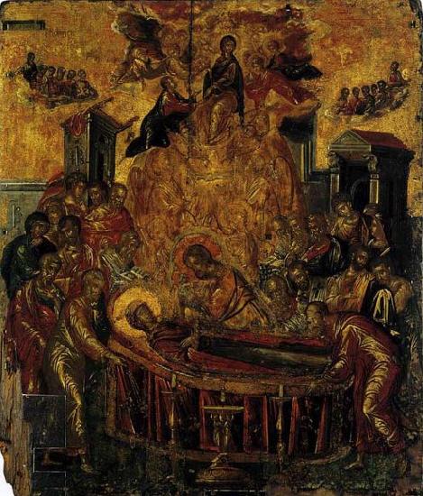 El Greco The Dormition of the Virgin before 1567 oil painting image